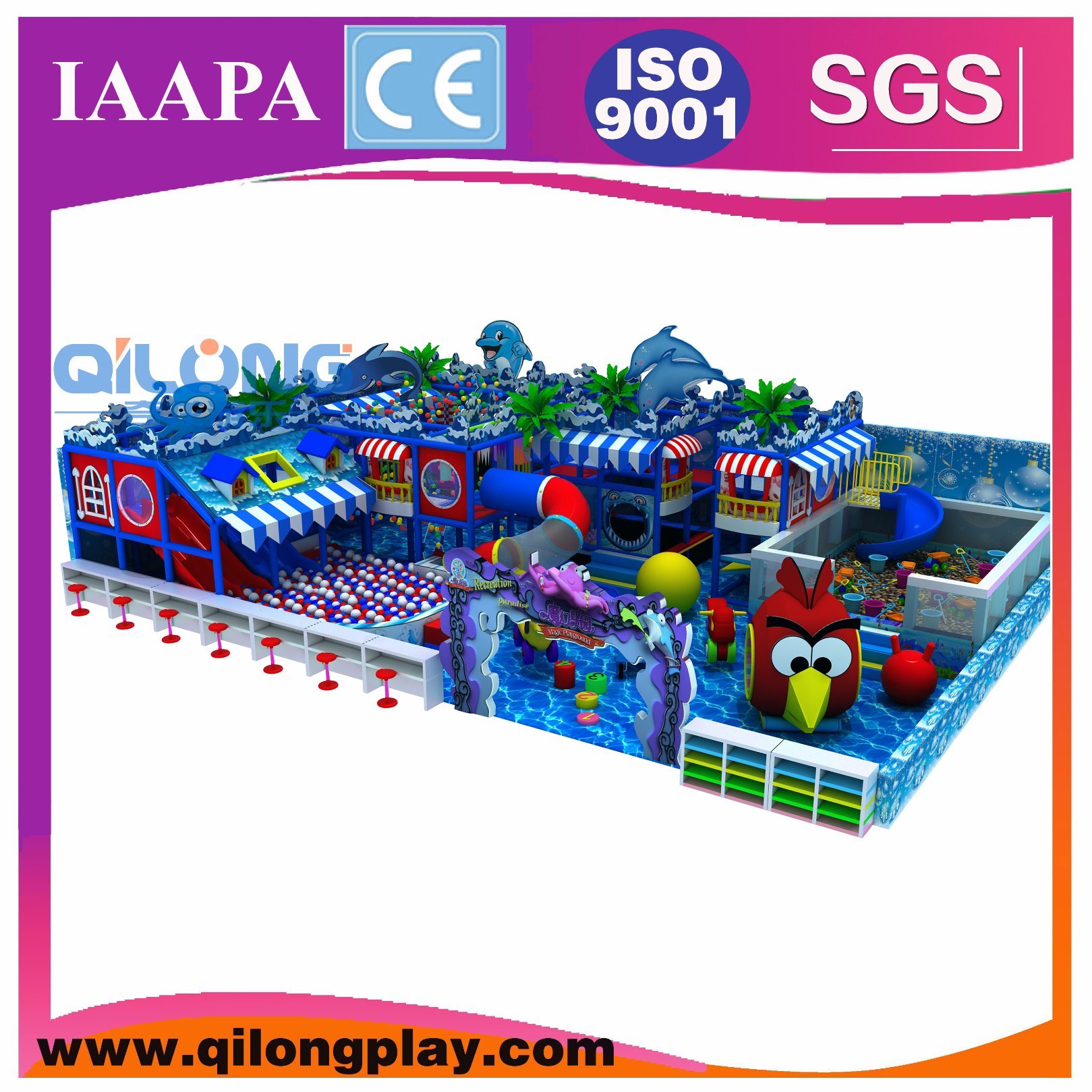 Funny Children Indoor Playground for Sale (QL-3099D)