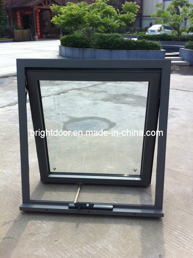 Australia Standard Aluminum Awning Window with Double Glazing (CL-1027)