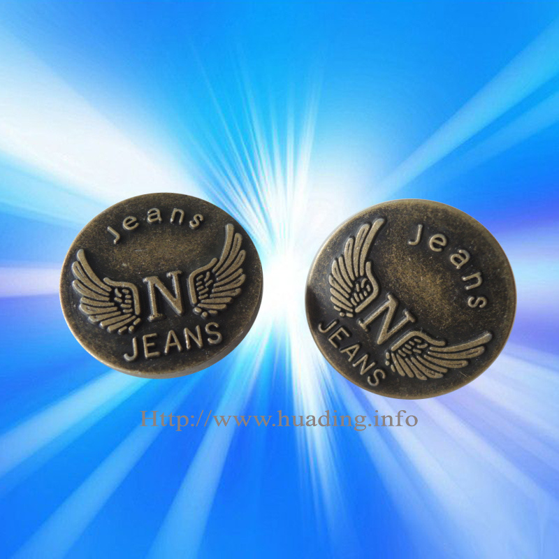 Fabric Metal Shank Button for Garment