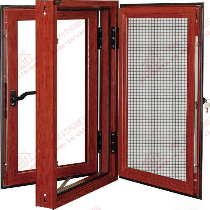 Mosquito Net Screen and Casement Combined Window (BHN-C03)