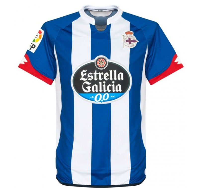 2015-2016 Deportivo Home Soccer Jersey