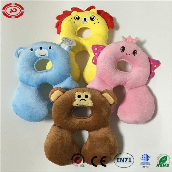 Head Support Cushion Baby Soft Cute Plush Neck Pillow