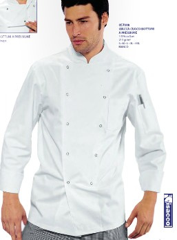 Custom Long Sleeve White Chef Uniform From Factory--Chef Jacket--Ptsh-CH01