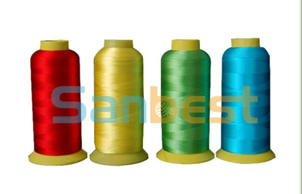 100% Colorful High Quality Rayon Embroidery Thread 150d/2