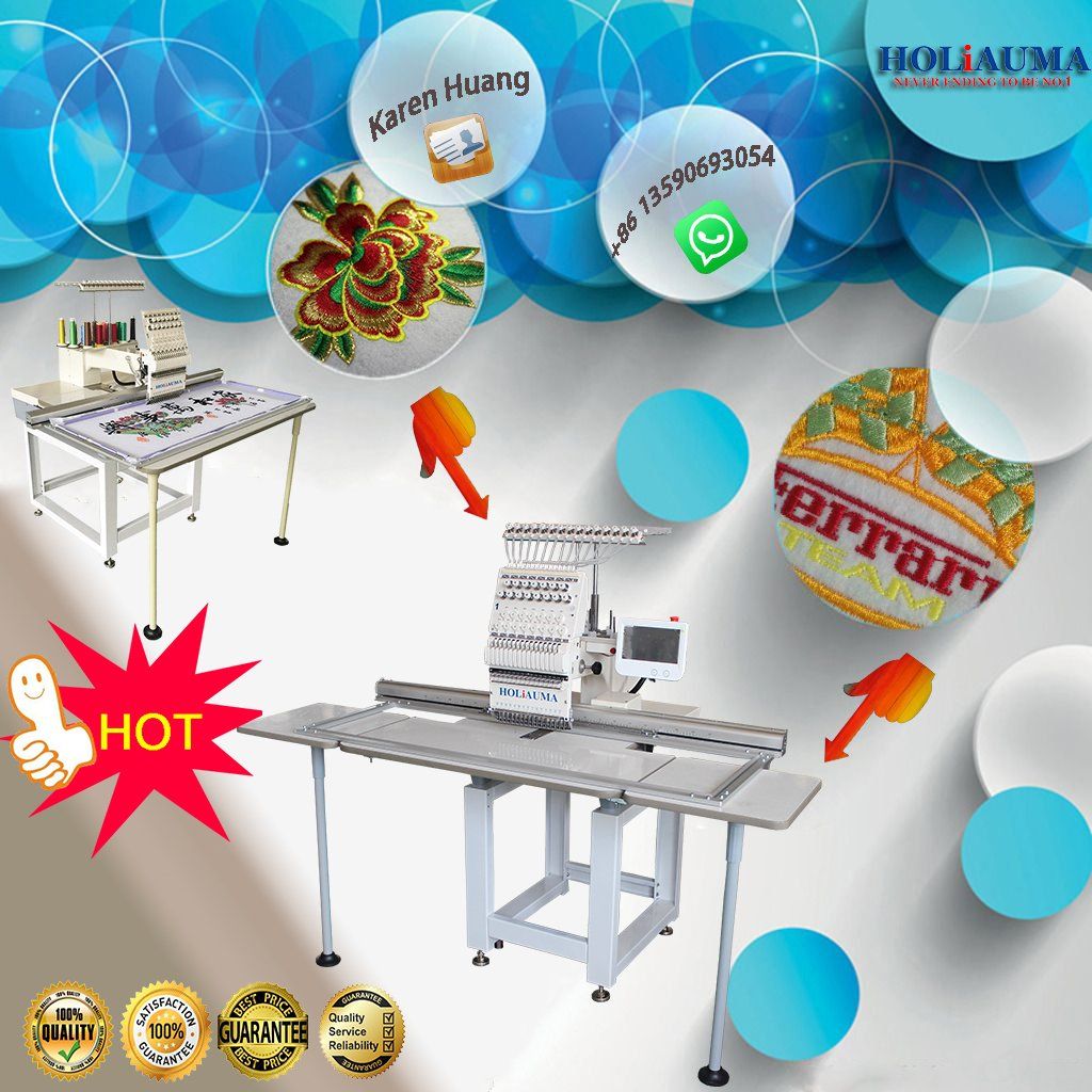 Holiauma Computerized Larger Flat Embroidery Machine Similar to Brother