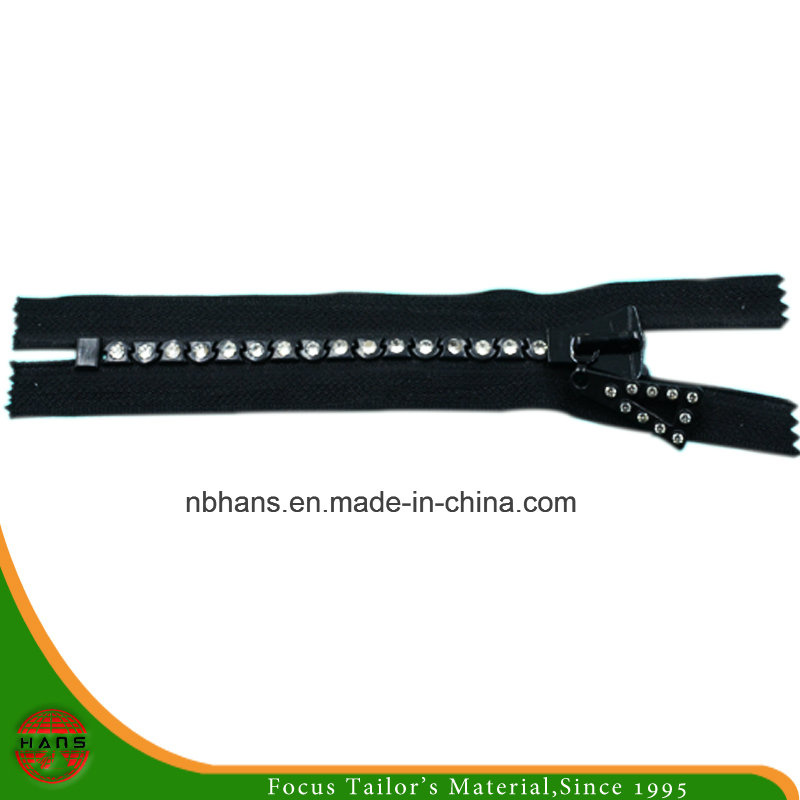 8# Auto-Lock Close-End Diamond Zipper (B-HANSAX-07)