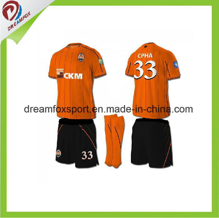 High Quality Custom Soccer Uniform Sublimated Printed Soccer Jersey