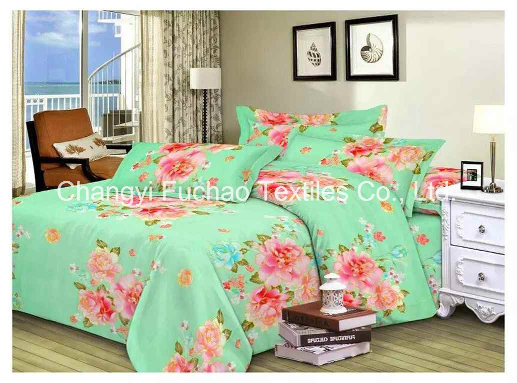 Doddy Stripe Latest Design Chinoiserie Polyester Microfiber Bedding Set