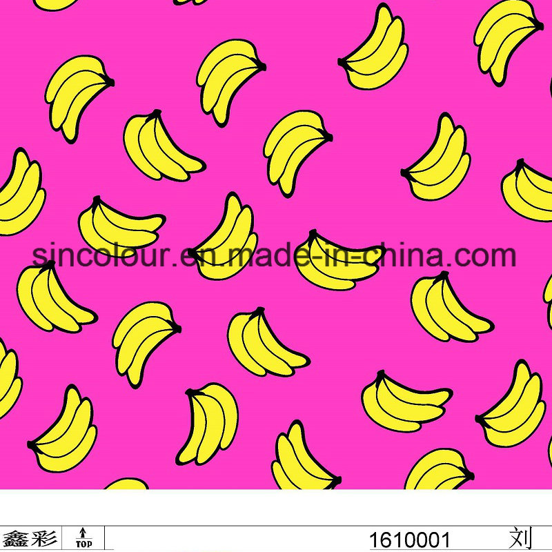 80%Nylon 20%Spandex 190GSM Banana Printing Fabric