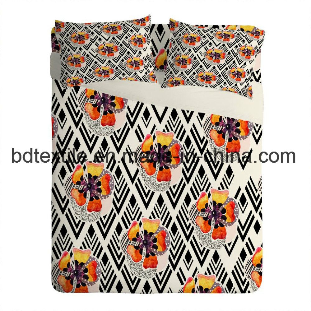100% Poliester Microfibra De Bedsheet fabric for Home Textile