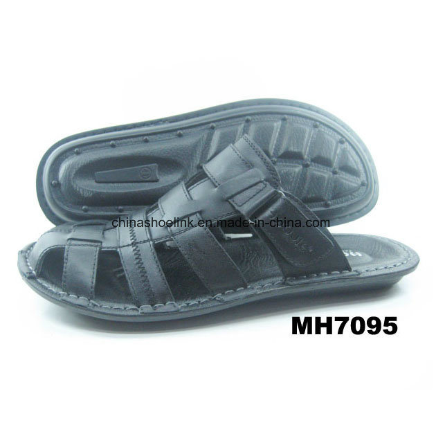Fashion Leather Gents Sandals Beach Shoes Sport Slipper