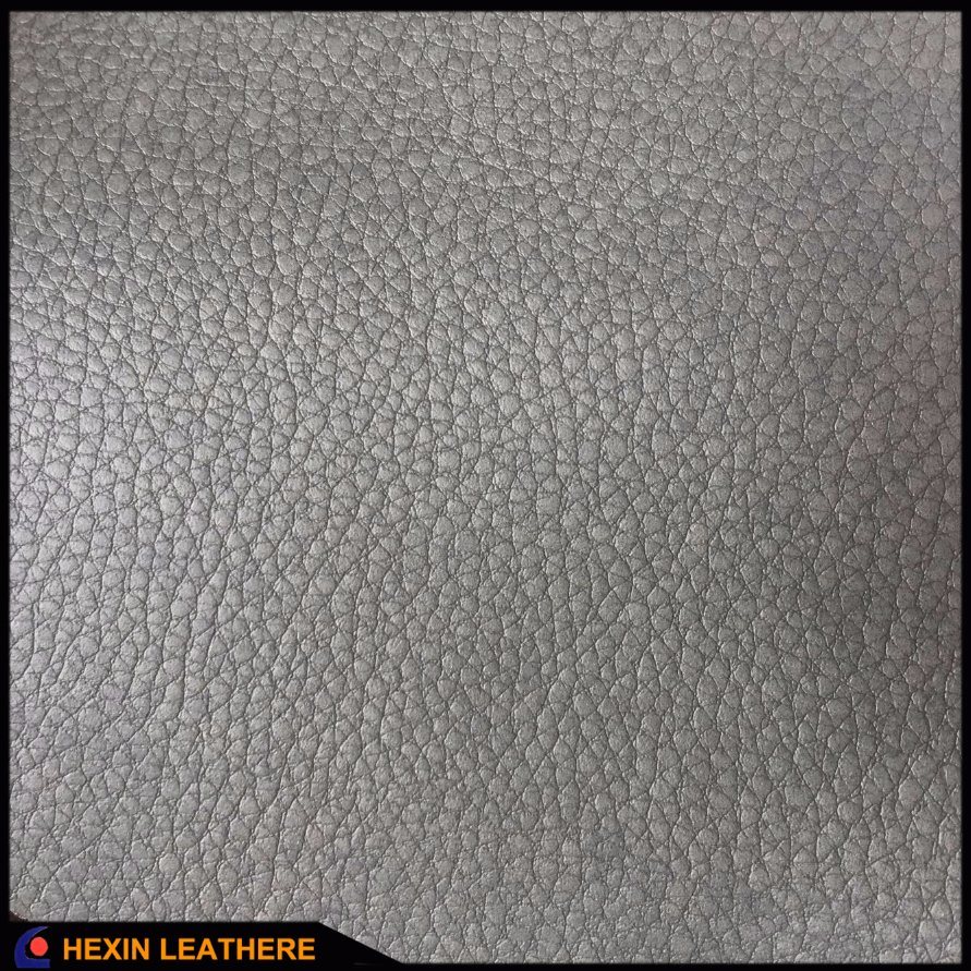 Soft Flame Retardant PU Leather for Making Sofa Furniture Hx-F1727