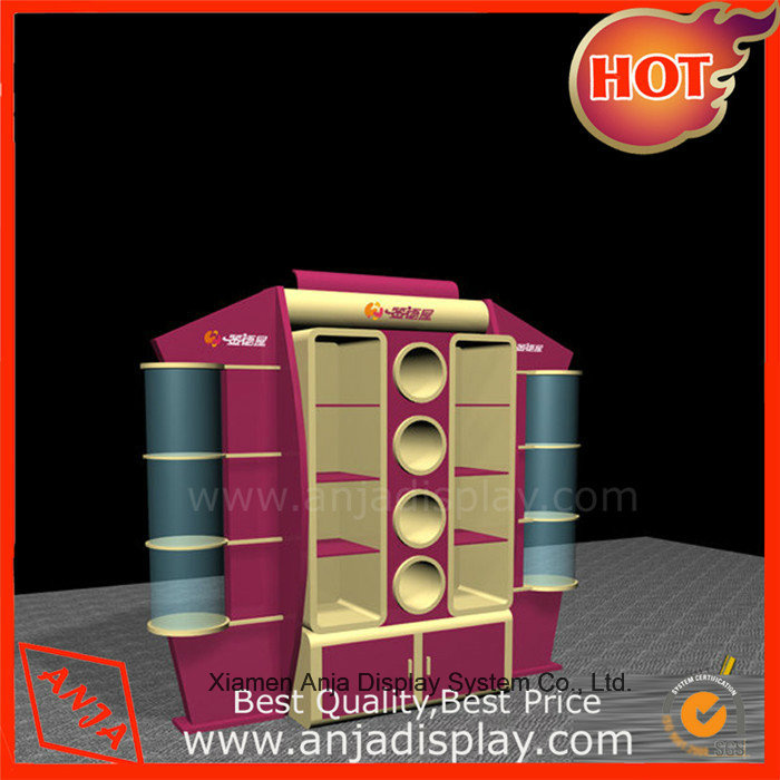Wooden Accessory Display Stand for Store