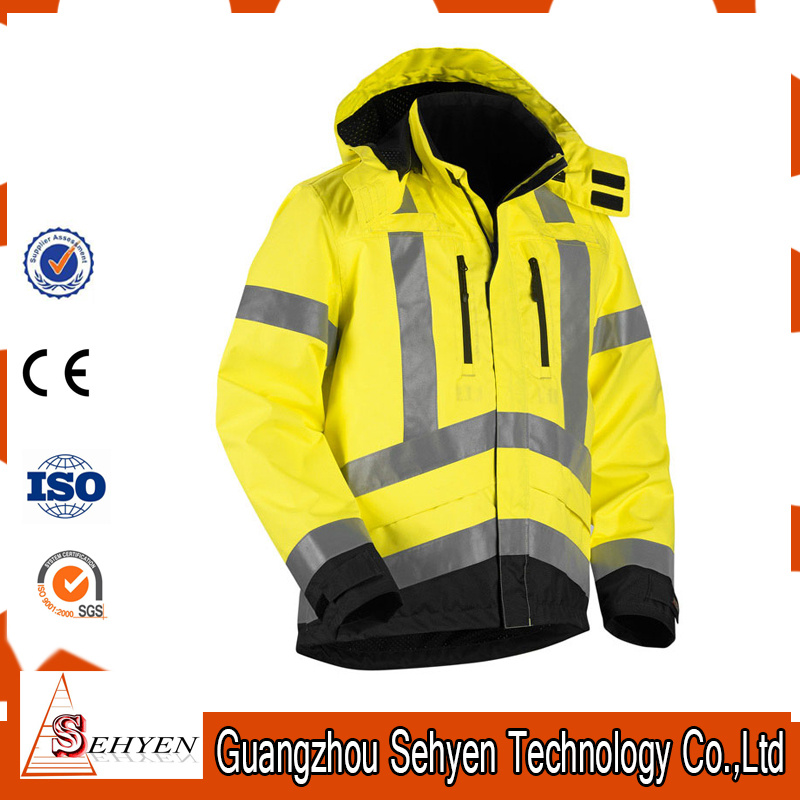 Hi-Vis Safety Padded Reflective Working Jacket for Men