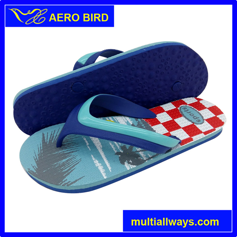 New Print Design Durable PE Slipper for Men