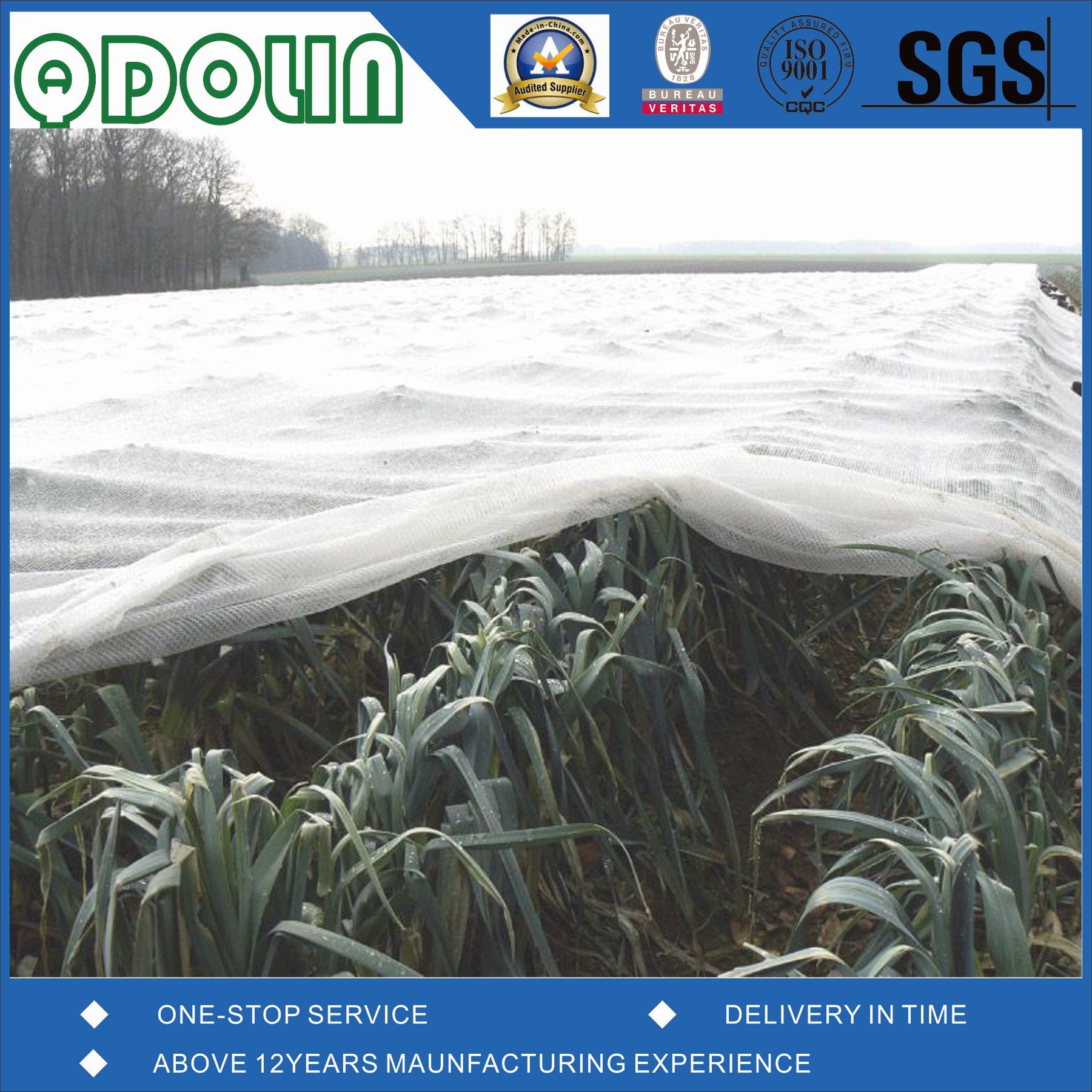 HDPE Insect Proof Net / Greenhouse Plastic Anti Insect Net