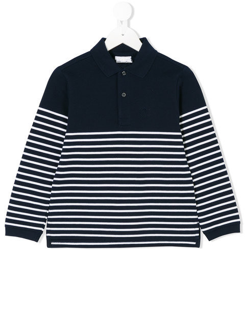 Custom Boy's Striped Polo Shirt