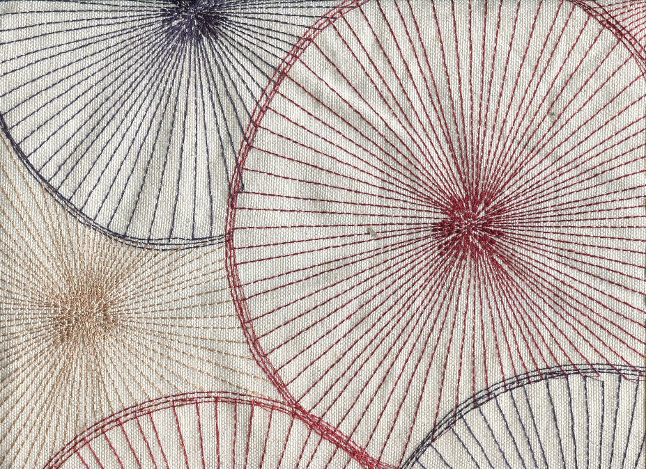 Woven Embroidered Design Home Decorative Fabrics