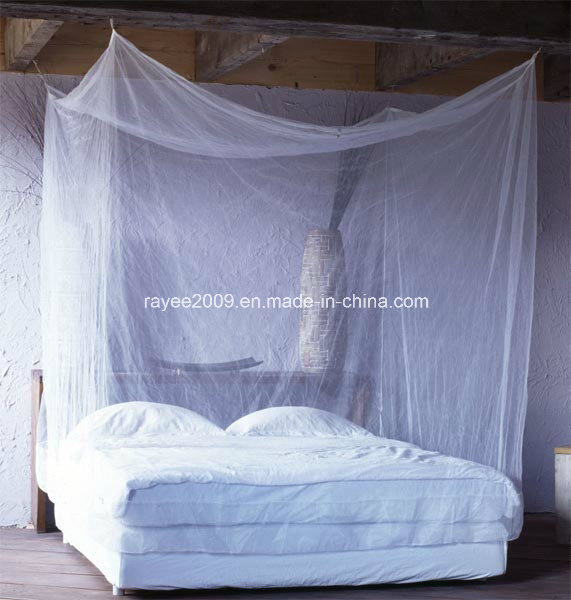 White / Green / Sky Blue Rectangular Mosquito Net