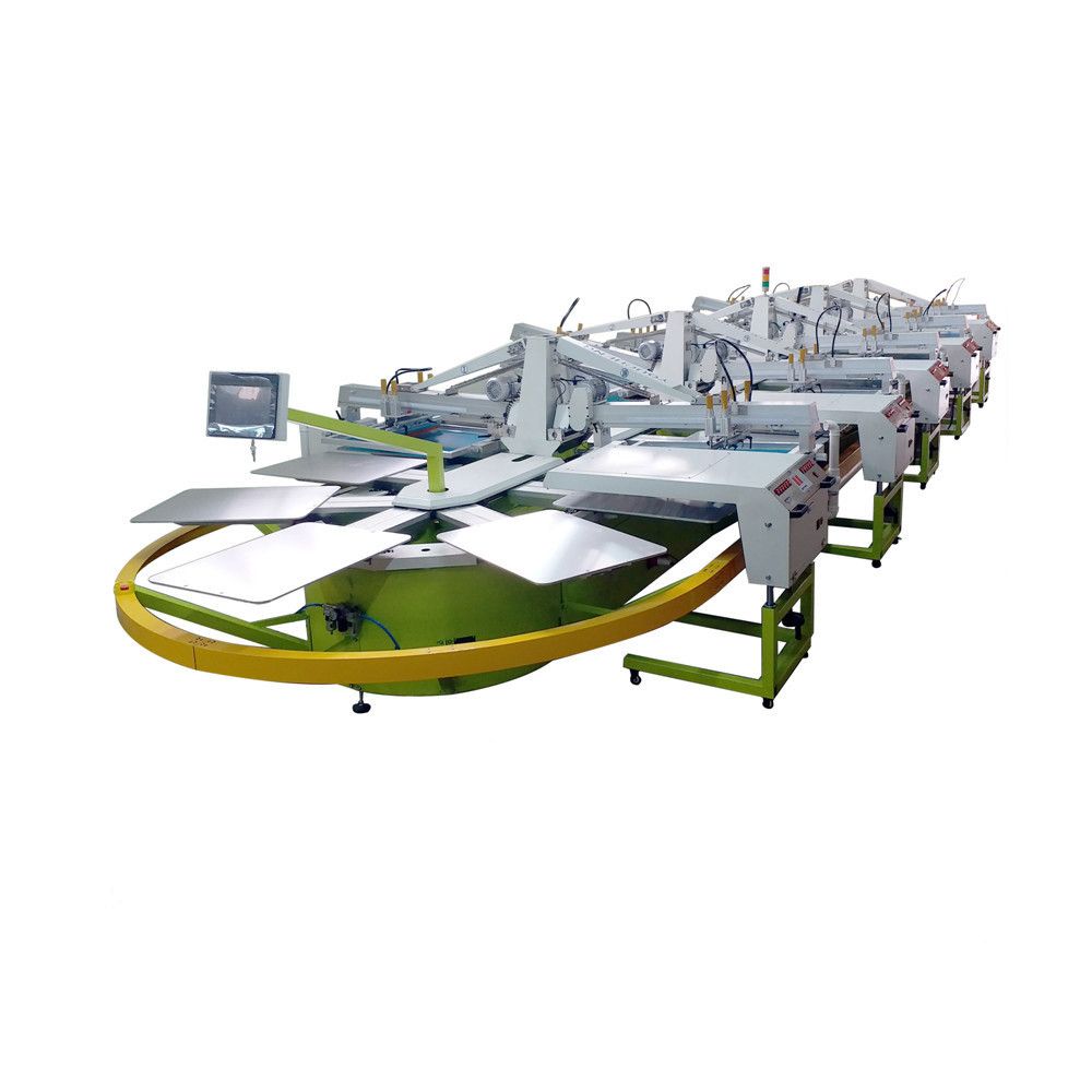 Oval Silk Screen Printing Machine for T-Shirt