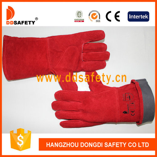 Ddsafety 2017 Red Cow Split Welder Glove