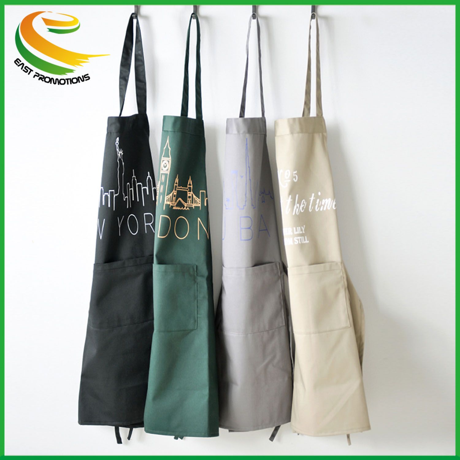 Personalized Bib Apron with Adjustable Neckband