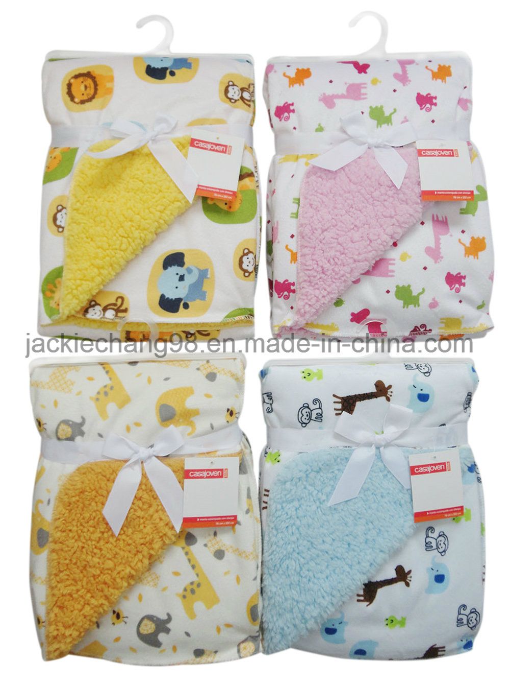 Micro Mink Printed Baby Blanket (OV003)