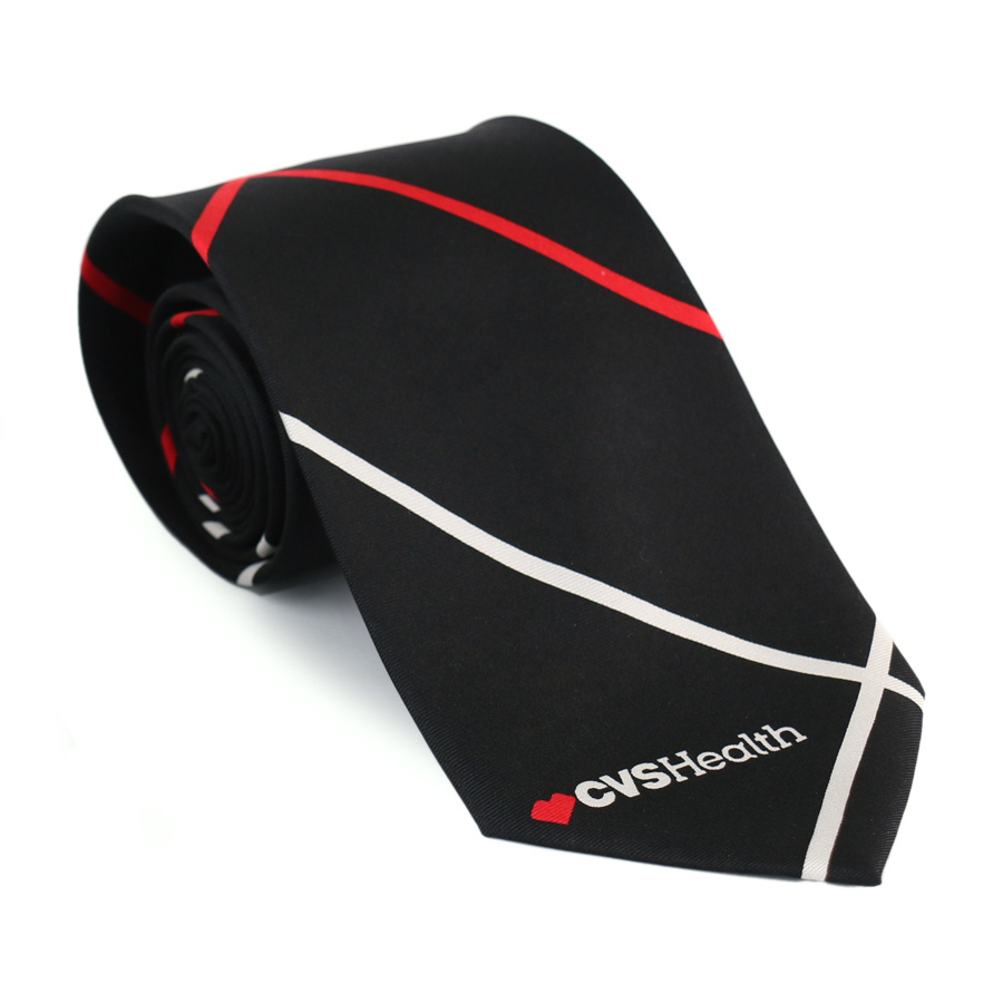 New Design Custom Polyester Logo Tie