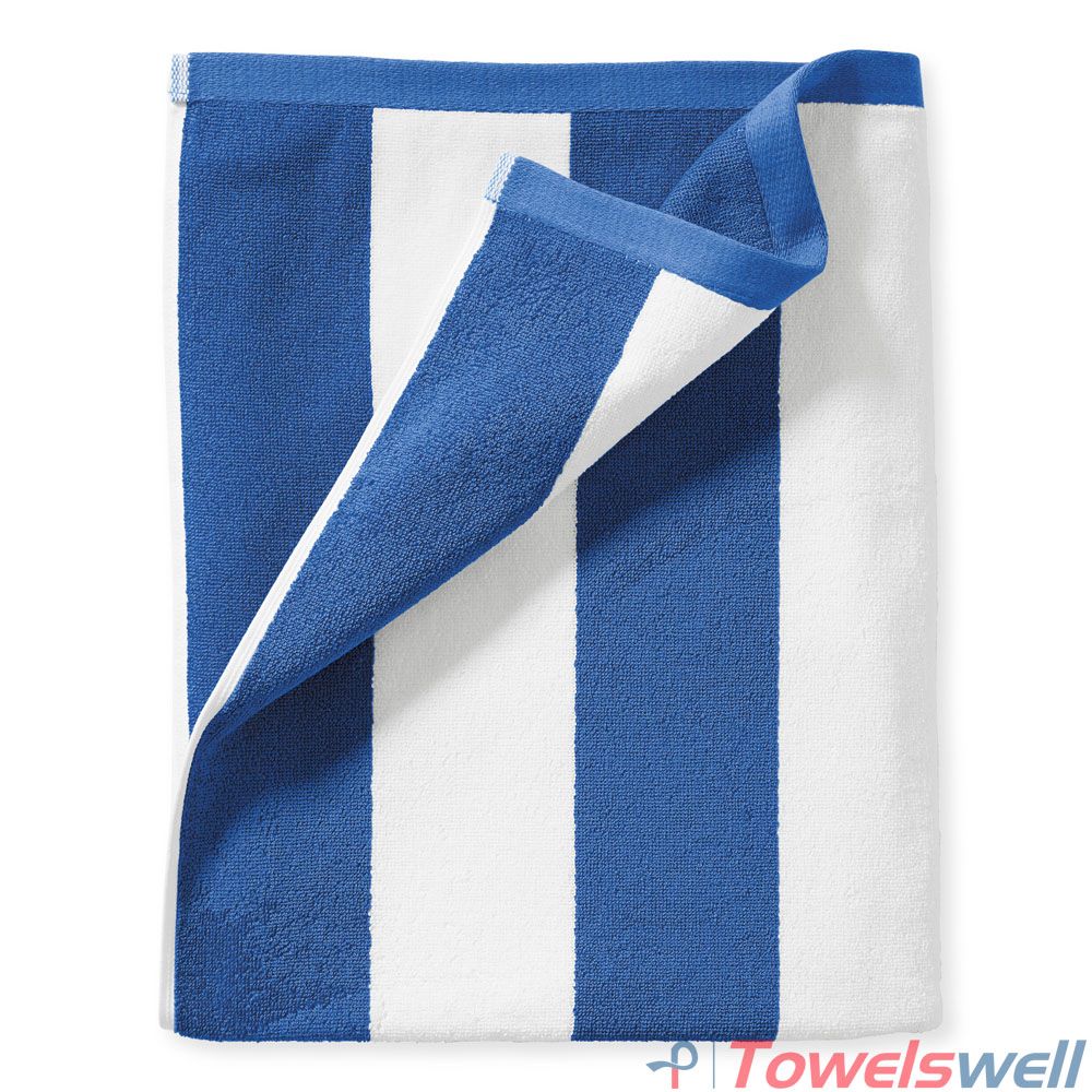 Large Terry Stripe Beach Towel