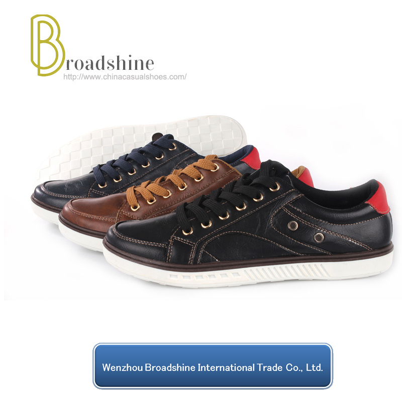 New Arrival Good Quality Men Casual Shoes with Injection Sole