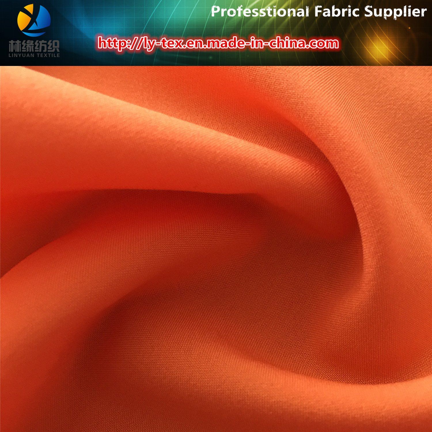 Polyester Elastance Fabric in Stock, Polyester Elastic Woven Fabric (R0161)