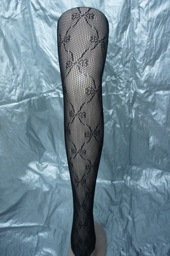Sexy Collants Fishnet Tights with Bowknot Pattern