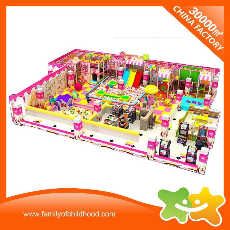 Qingyuan Play Center Candy Theme Kids Indoor Playground