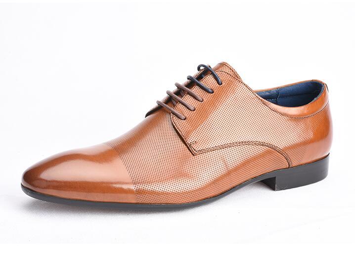 Best Quality Promotional Business Man Genuine Leather Dress Shoes