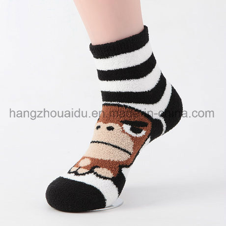 Cute Monkeys Patten Colorful Children Ankle Sock