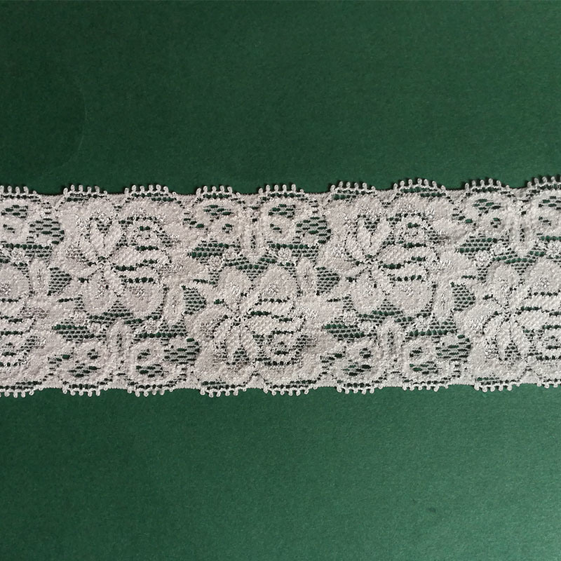 Cream White Allover Trimming Lace Fabric by The Yard