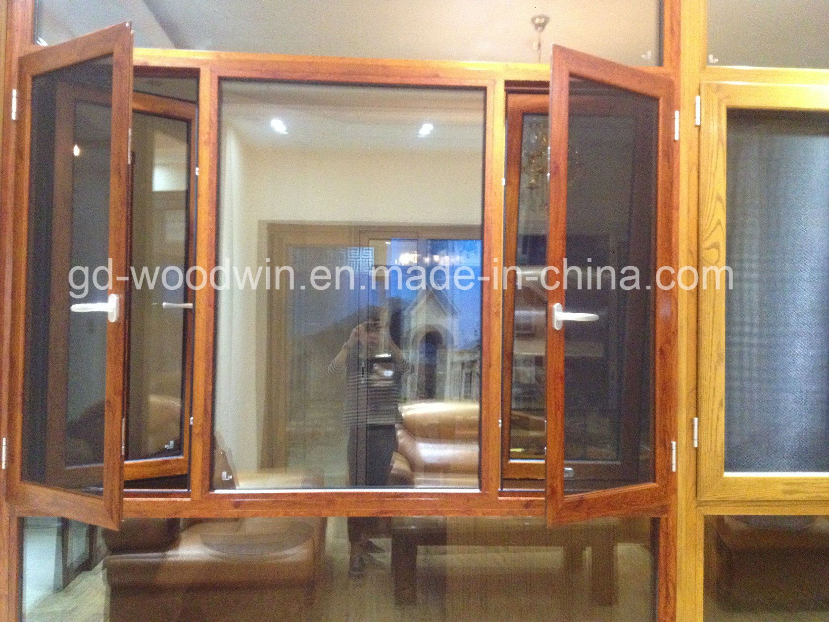 Heat Insulation Casement Window with Mosquito Net