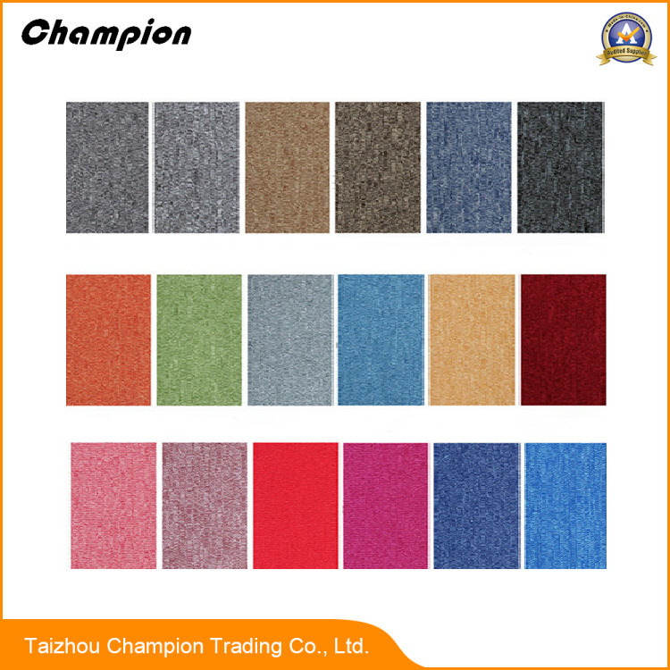 Plain Multi-Color PVC Backing Carpet for Office Flooring; Commercial PP Tufted Loop Pile PVC Backing Carpet Tiles Indoor Office Home Carpet