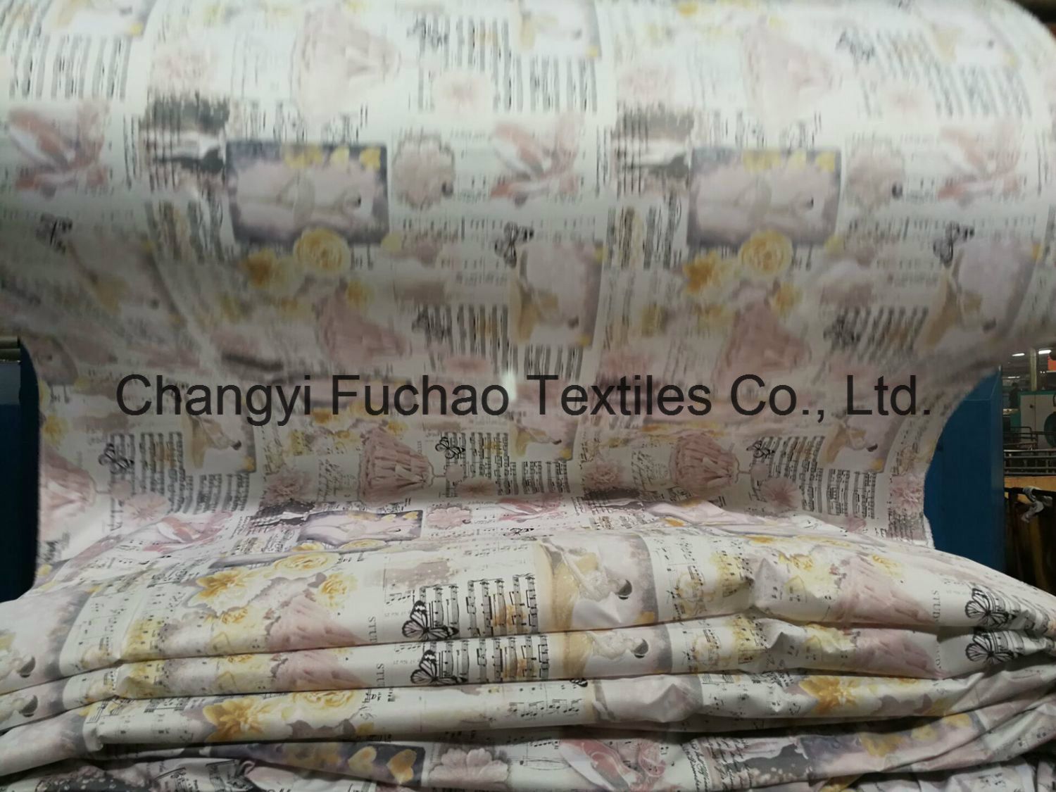 Made in China 100% Polyester Printed Bedding Set for Hotel