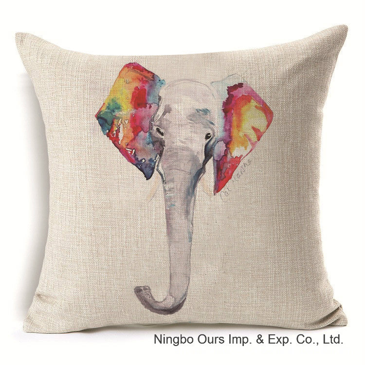 New Elephant Back Cushion / Flax Cushion /Car Cushion /Sofa Cushion/Throw Pillow Case/Chinese