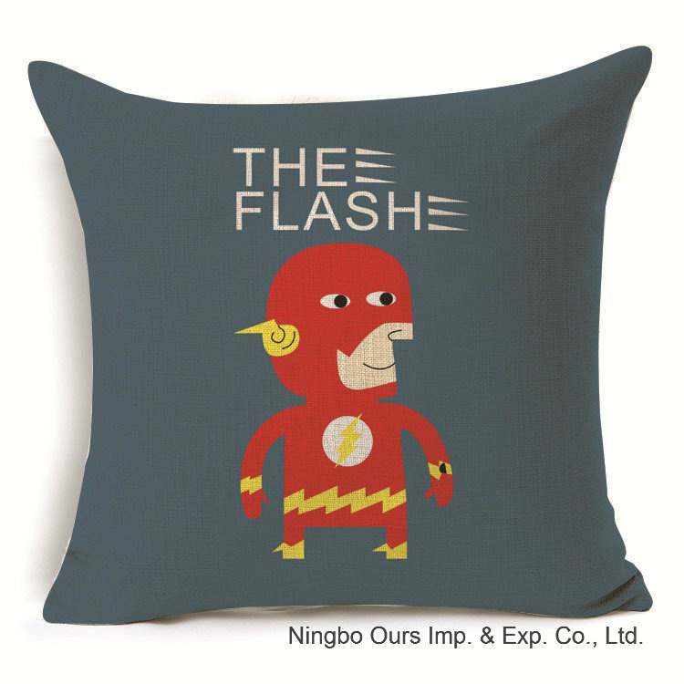 Textile /Print Flax Cushion /Car Cushion/ Office Cushion /Sofa Cushion/Throw Pillow Case