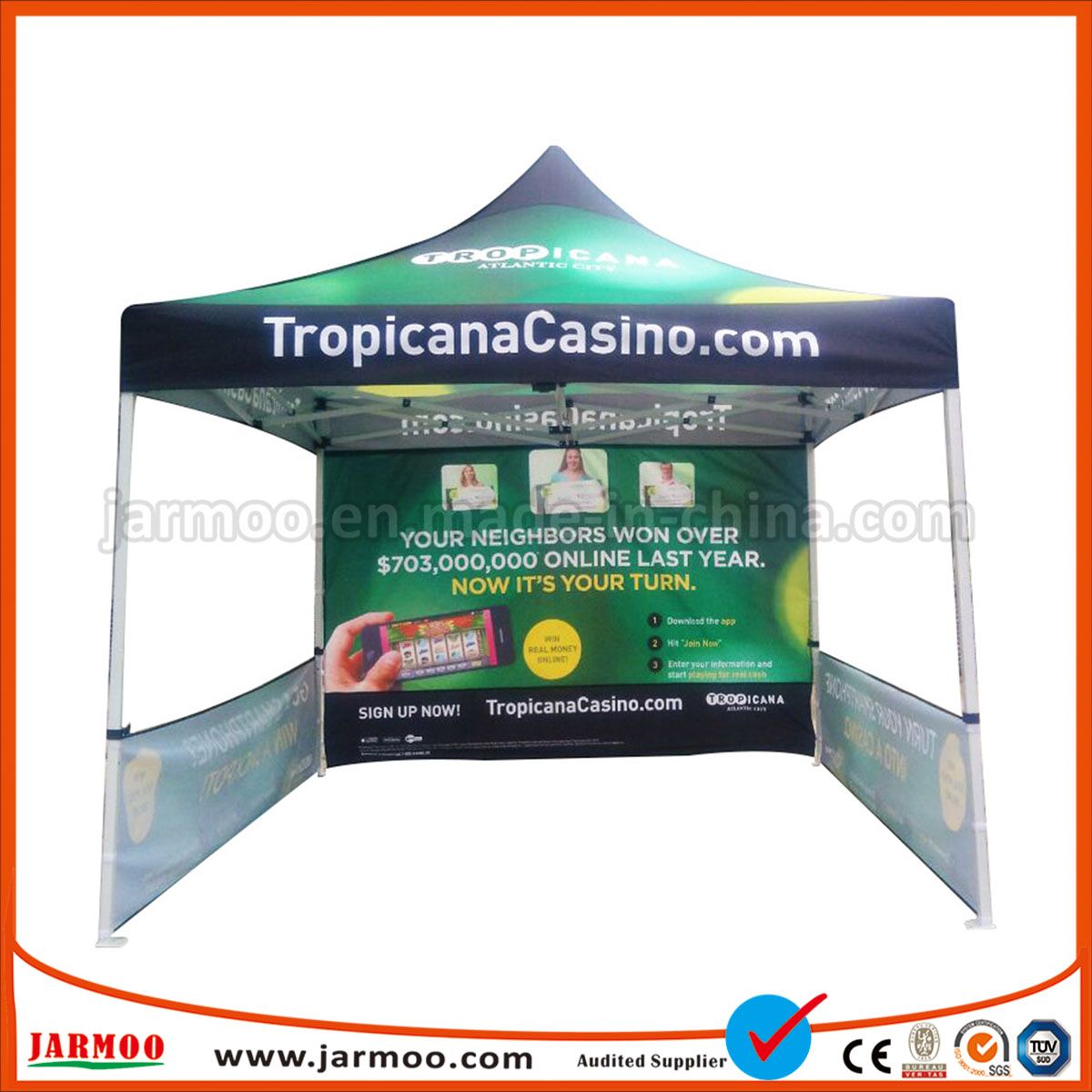 Colorful Durable Free Design Waterproof Adverising Tent
