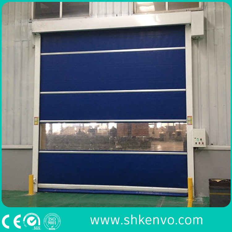 PVC Fabric Fast Acting Rolling Shutter for Warehouse