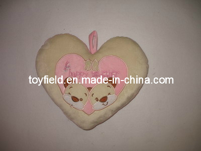 Heart Pillow Plush Stuffed Valentine Plush Cushion
