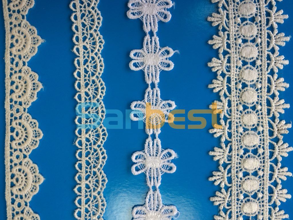 Chineses Factory of 100% Cotton Lace in Fashionable Design