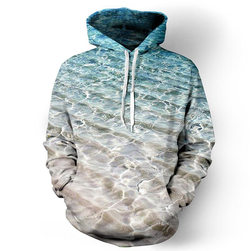 Winter 3D Sublimated Plain Pullover Hoodie