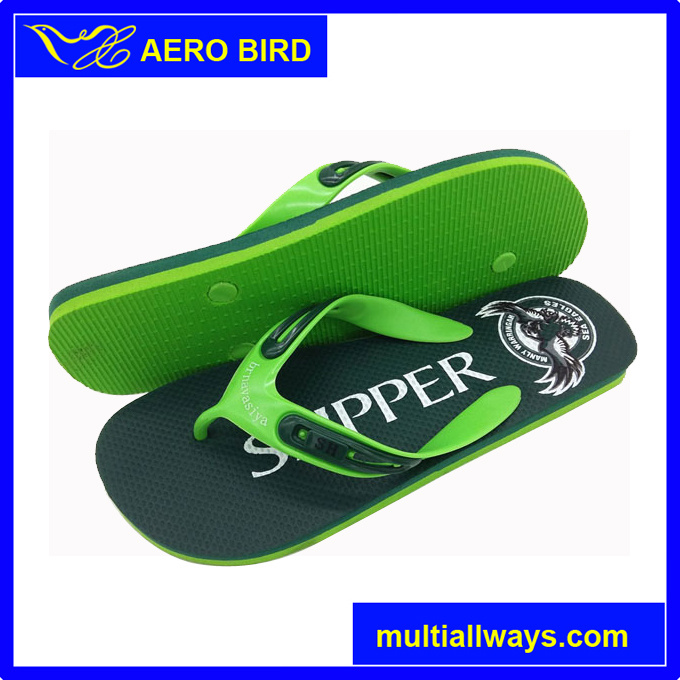 PE Slipper Sandal Shoes with Sea Eagles Print for Men