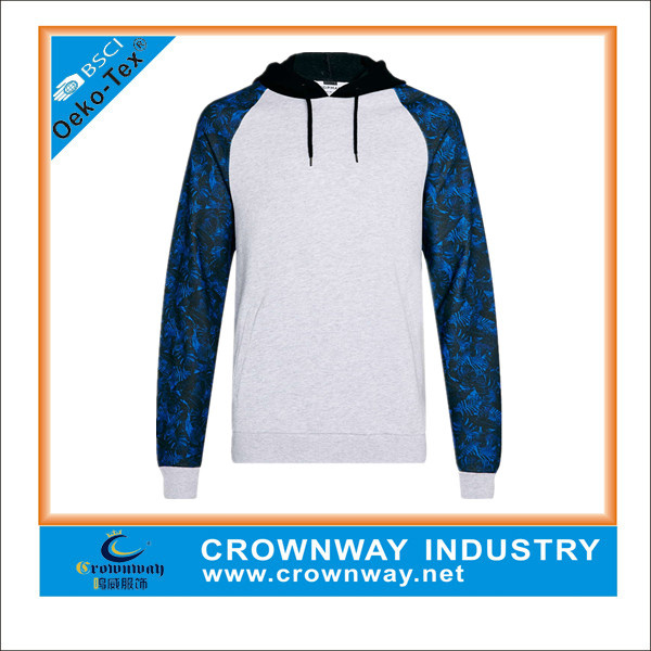 Custom Sublimation Printed Sleeve Hoodies for Men