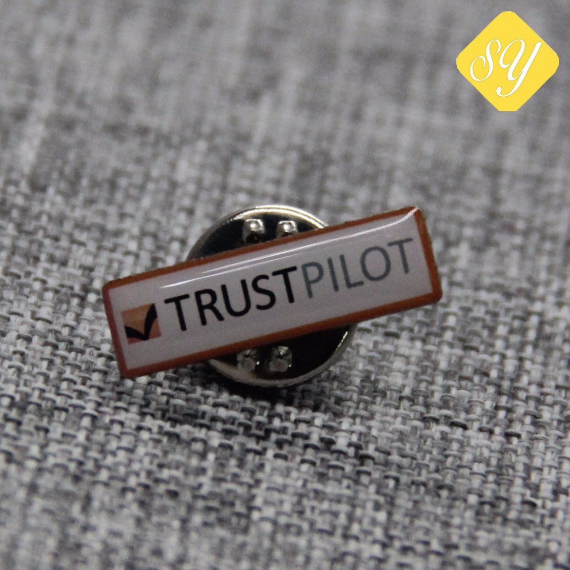 High Quality Custom Safety Pin Name Badge