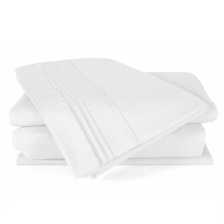 Wrinkle Free Hotel Bed Sheets Microfiber Bed Sheet Set